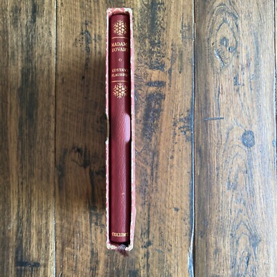 Gustave Flaubert MADAME BOVARY~Neat Little Leather Book W/Slip Case~1953 Collins-image