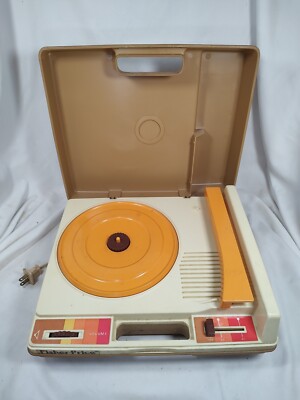 VTG‼ 1978 Fisher Price Record Player Turntable #825 33 45 RPM •TESTED & WORKING‼-image
