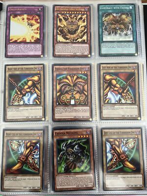 ULTRA RARE Exodia The Forbidden One (5 Card Set) YGLD 1st Edition Holo Yugioh-image