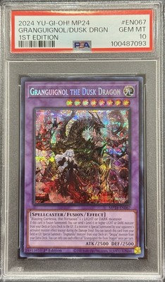 2024 PSA 10 YUGIOH MP24 25TH SECRET RARE GRANGUIGNOL THE DUSK DRAGON 💫-image