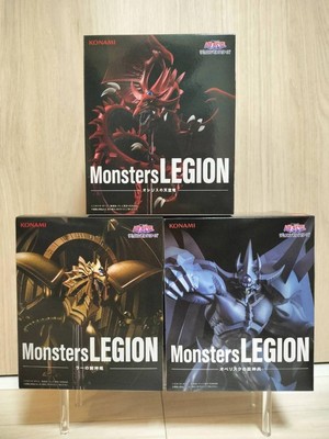 Yu-Gi-Oh Series Monsters LEGION Slifer the Sky Dragon   Ra   Obelisk Set of 3 JP-image