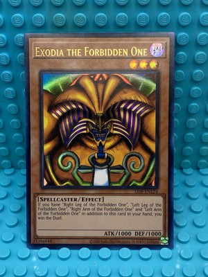Yugioh! Exodia The Forbidden One LOB-EN124 25th Anniversary Legend Of Blue Eyes -image