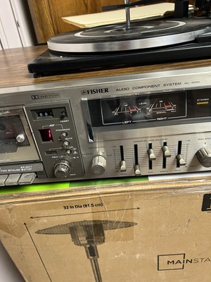 Vintage Fisher MC-4550 Audio Component System, Works!-image