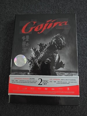 New Gojira (1956 Godzilla) 2006 2-Disc DVD Set Japanese & U.S. Versions + Book-image