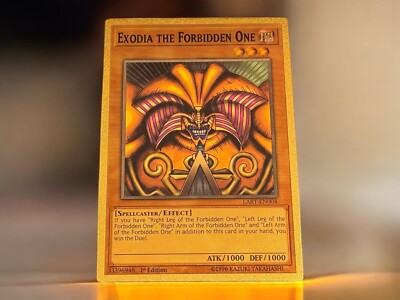 Exodia the Forbidden one - Golden Holo - DIY Orica - Yugioh-image