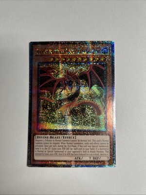Yu-Gi-Oh! Slifer The Sky Dragon RA03-EN244 Quarter Century Secret Rare-image