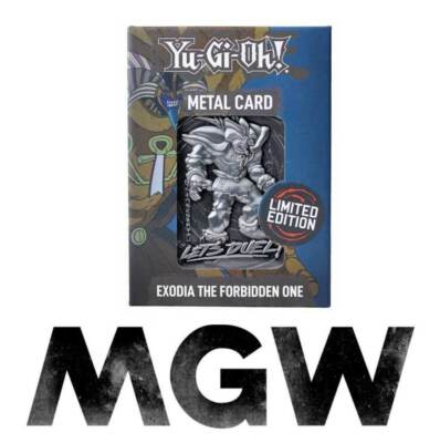 Yu Gi Oh! Limited Edition Metal Card - Exodia The Forbidden One Brand New Factor-image