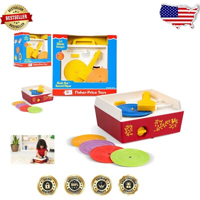 Classic Fisher Price Change-A-Record Player - Engaging Toy for Boys & Girls 18M+-image