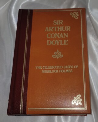 The Celebrated Cases Of Sherlock Holmes Sir Arthur Conan Doyle -Leather Bound!-image