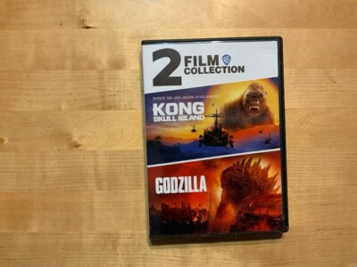 2 Film Collection Kong Skull Island Godzilla (DVD, 2014) Brand New Sealed-image