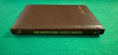 THE EMPTY LAND   Louis L'Amour Deluxe Edition   GENUINE LEATHER   Reduced!-image
