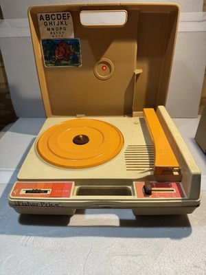 Vintage 1978 Fisher Price 825 Record Player Phonograph 33 & 45's Tested -image