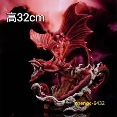 Yu-Gi-Oh! Slifer the Sky Dragon GK Statue Egyptian God PVC 32cm Model Figure Toy-image