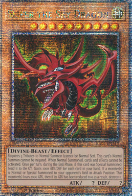 1X NM Slifer the Sky Dragon - RA04-EN117 - Quarter Century Secret Rare 1st Ed-image