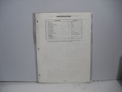 Fisher MT-M21 Turntable Record Player Service Manual Vintage OEM Repair Diagrams-image
