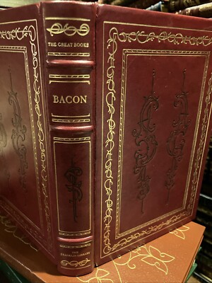 Franklin Library:  SIR FRANCIS BACON: ADVANCEMENT LEARNING: NEW ATLANTIS: 25TH-image