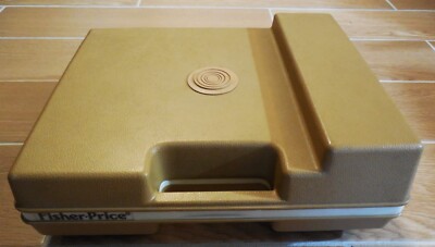 Vintage 1978 Fisher-Price 825 Kids Beige 33 & 45 RPM Turntable Record Player-image