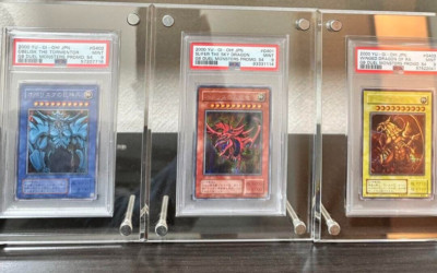 PSA 9 Mint 2000 Slifer G4-01 Obelisk G4-02 Ra G4-03 GB Promo Secret YuGiOh-image