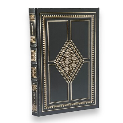 Candide by Voltaire Hardcover Illustrated Leather Bound Franklin Library 1979-image