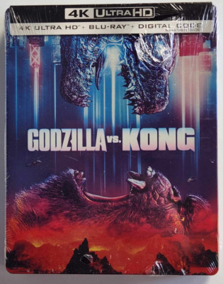 Godzilla vs. Kong ( 4K Ultra HD + Blu-Ray + Digital Code ) BRAND NEW Steelbook-image