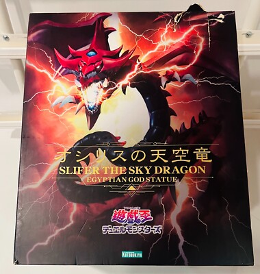 Kotobukiya Yu-Gi-Oh!: Slifer The Sky Dragon Egyptian God PVC Figure Rare-image