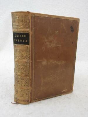 Lord Byron CHILDE HAROLD'S PILGRIMAGE 1853 John Murray, London Leather Bound-image