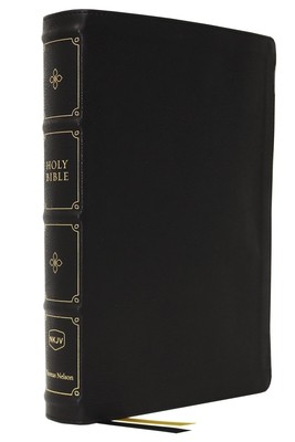 NKJV Large Print Verse-By-Verse Reference Bible Maclaren Series Black-image