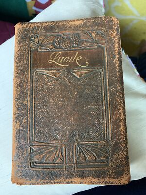 Lucille Owen Meredith Vintage Leather Bound Book Thomas Y. Crowell Publishers NY-image