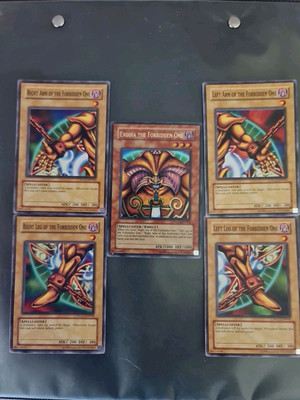 Exodia The Forbidden One Dlg Full Set Of Five-image