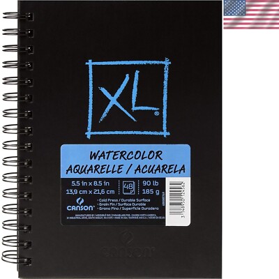 Versatile Watercolor Paper Art Book - 48 Sheets, Ideal for Artists & Students-image