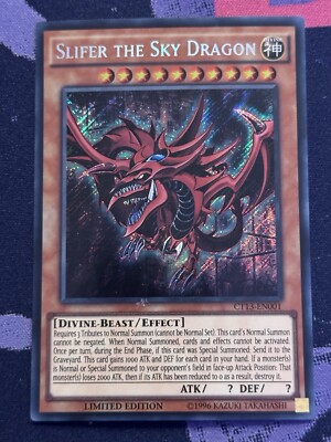 YU-GI-OH! - Slifer the Sky Dragon - CT13-EN001 - Limited Edition - Misprint -image