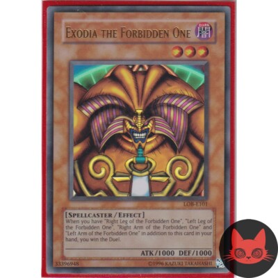 Yugioh Exodia the Forbidden One LOB-E101 Ultra Rare NM-image