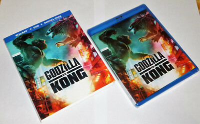 Godzilla Vs. Kong * Blu-Ray * DVD * Digital Code * NEW & Sealed with Slipcover!-image