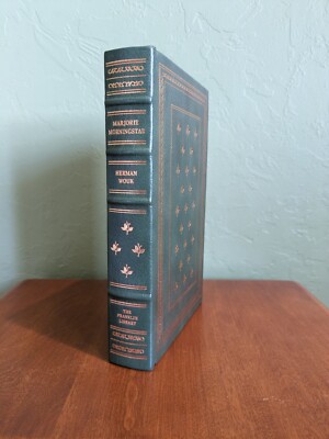 Franklin Library Signed 60 Marjorie Morningstar by Herman Wouk Leather Excellent-image