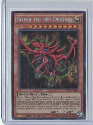 Yu-Gi-Oh! TCG Slifer the Sky Dragon - Secret Rare - LIMITED EDITION (CT13-EN001)-image