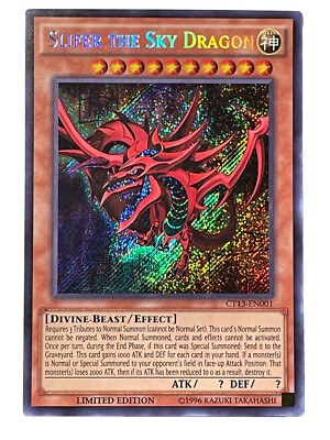 Yu-Gi-Oh! 2014 Slifer the Sky Dragon Premium Gold Secret Rare 1st Ed. PGLD-EN032-image