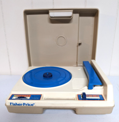 1978 Fisher Price Portable Record Player Vintage TESTED WORKING Good 