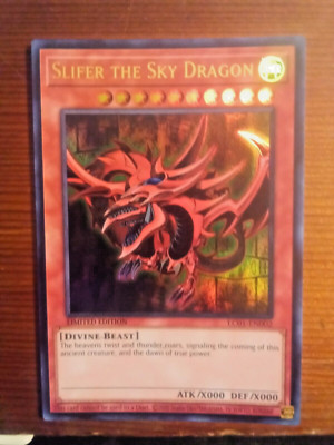 FOIL Slifer the Sky Dragon LC01-EN002 25th Anniversary Limited Edition Card-image