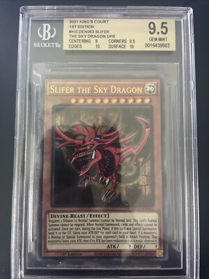 2021 Kings Court Slifer The Sky Dragon BGS 9.5 GEM MINT-image