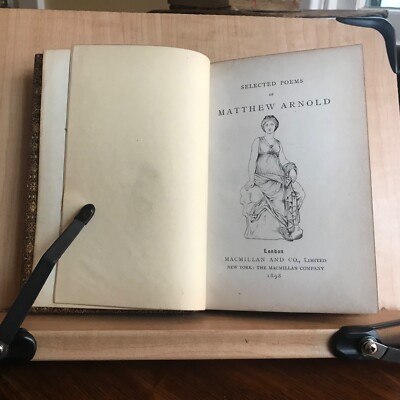 1898 Selected Poems of Matthew Arnold - Finely Bound-image