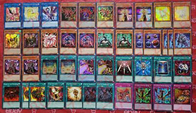 YUGIOH Slifer Deck 43 Cards Egyptian God *Revived Sky God* Thunderforce Attack-image