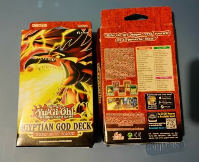 Yu-Gi-Oh! TCG Egyptian God Deck - Slifer The Sky Dragon New Factory Sealed-image