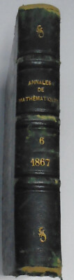 Nouvelles Annales De Mathematiques. 1867. Second Series, Tome 6.-image