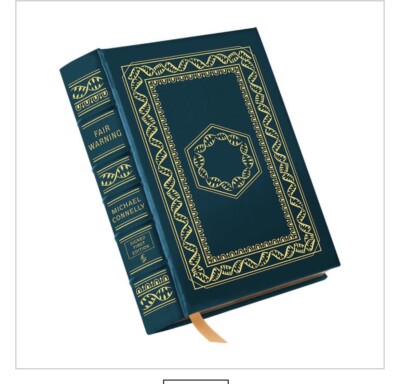 Easton Press Fair Game By Michael Connelly Limited Number Release, Leather Bound-image
