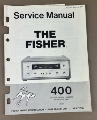 Fisher 400 Stereo Receiver Service Manual D-838-image