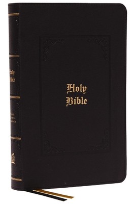 KJV, Personal Size Large Print Reference Bible, Vintage Series, Black Leathersof-image