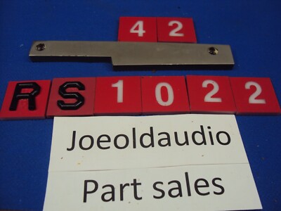 Fisher RS-1022 Receiver Right Side Faceplate Trim. P/N R1. Parting Out RS-1022-image