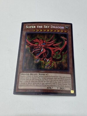 Yuigioh Slifer The Sky Dragon Sbc2-ena01 Battle City Finals 1st Edition Rare-image