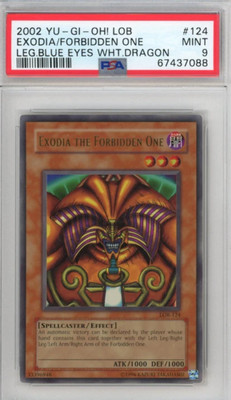 PSA 9 Exodia The Forbidden One - LOB-124 - Ultra Rare 088-image