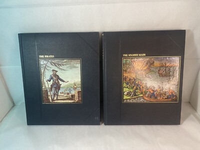 Set Of 2 Time Life The Seafarers Book Series 1980 The Pirates / The Spanish Main-image